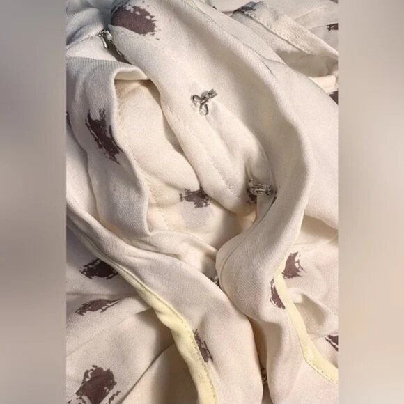 Alcee Silk Blouse Size Small 100% Silk Women’s Hook & Eye Closure - Picture 3 of 5